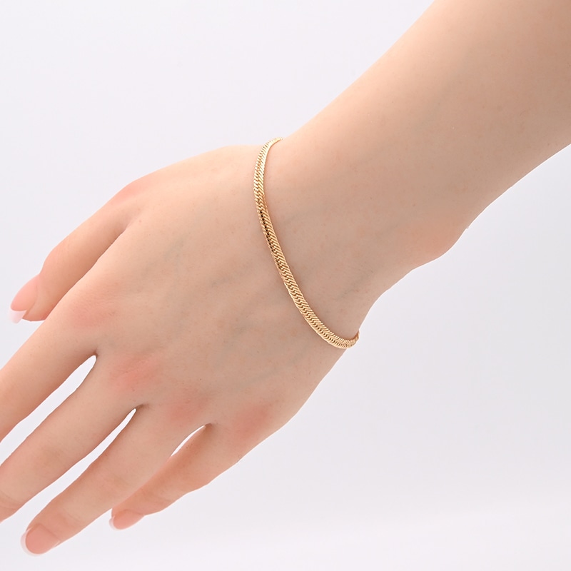 K18 喜平ブレスレット 12面カットトリプル 4.8g 17cm 新品通販