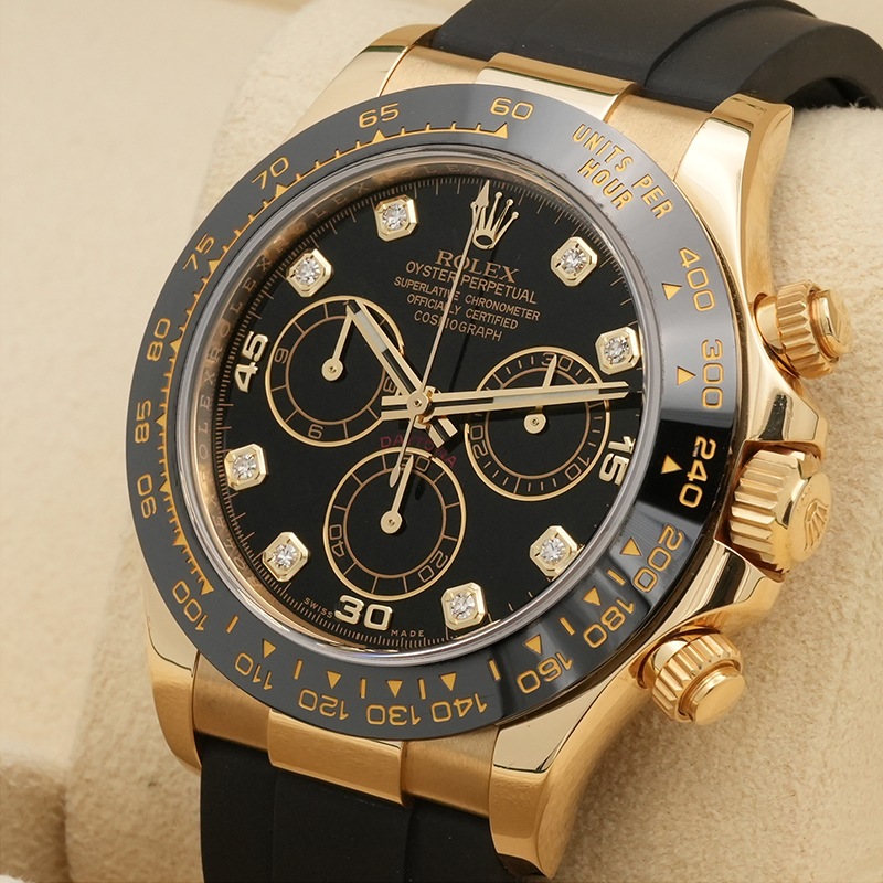 ROLEX コスモグラフ デイトナ Ref.116518LNG ブラック/8P ダイヤ 中古