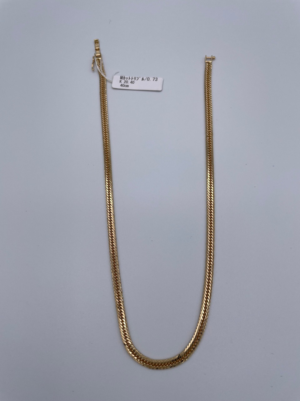 K18喜平アンクレット 16面トリプルカット mカット K18 喜平(KIHEI