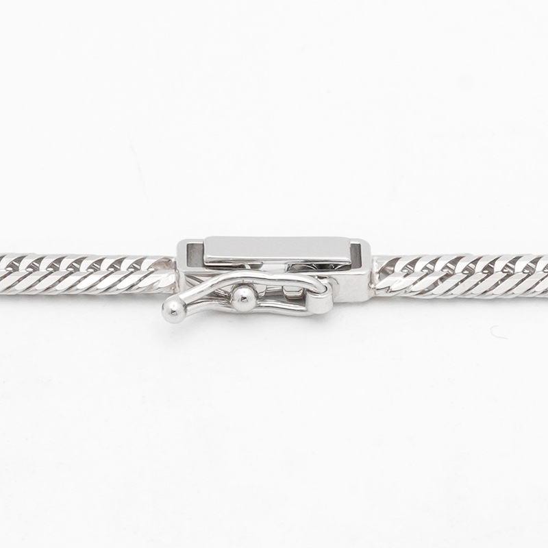 PT850(プラチナ) 喜平ネックレス 12面カットトリプル 14.6g 45cm 新品 