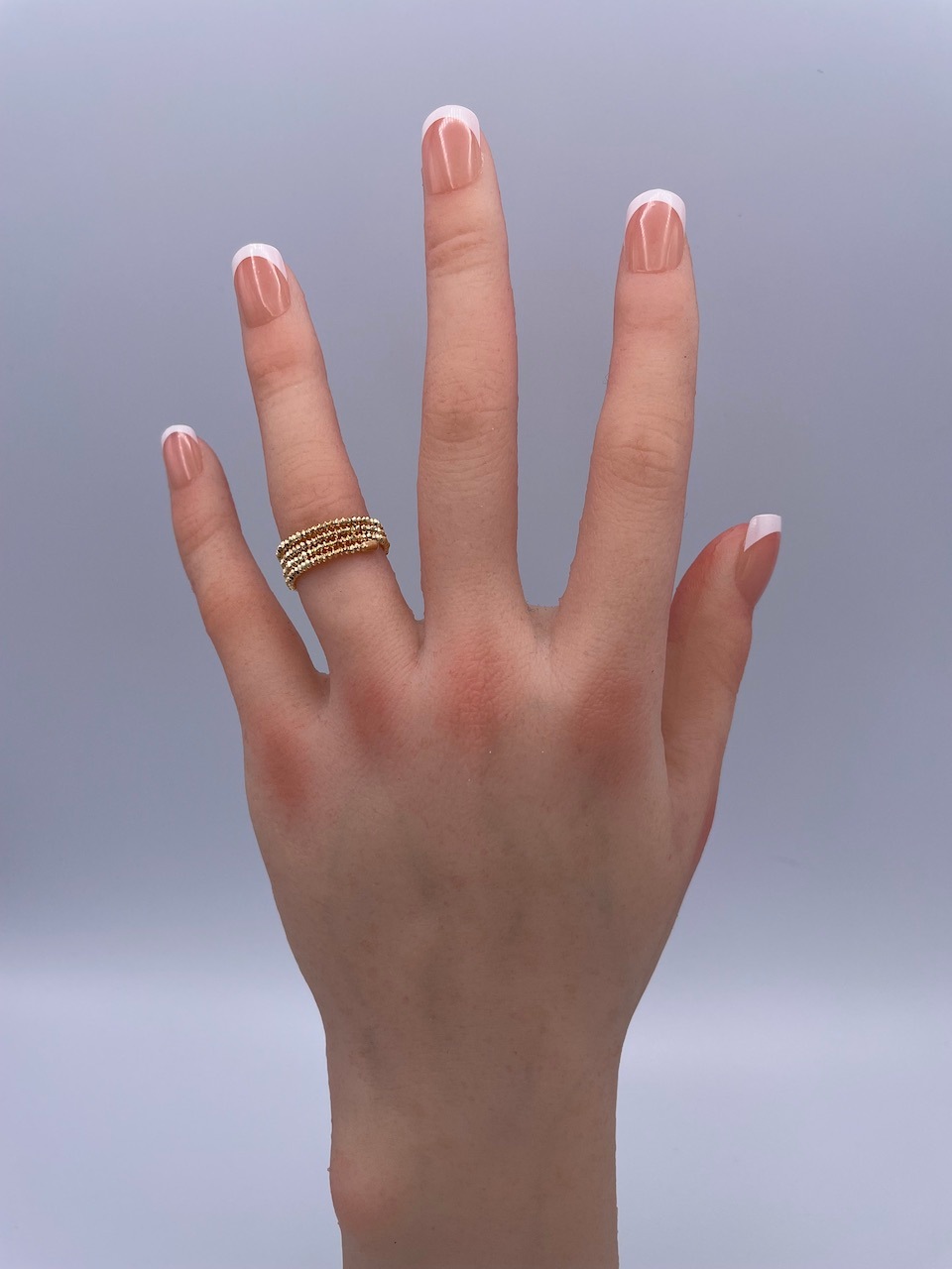 K18YG(イエローゴールド) 3連リング 1.7g サイズS(10~12号) 新品通販 