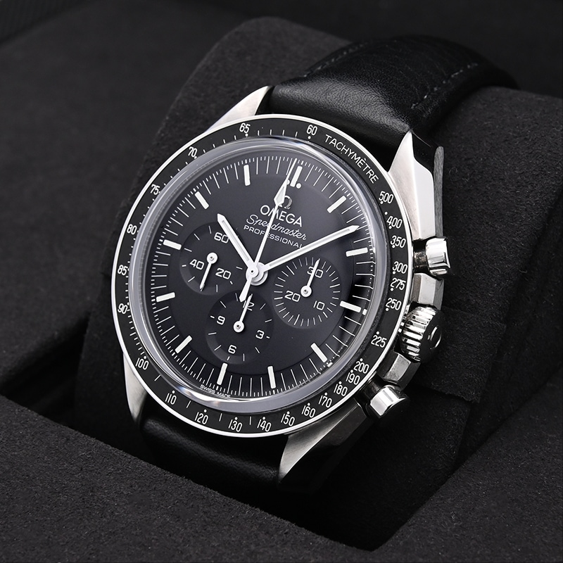 【未使用】純正 オメガ スピードマスター プロフェッショナル レザーストラップ OMEGA スピードマスター ムーンウォッチ プロフェッショナル