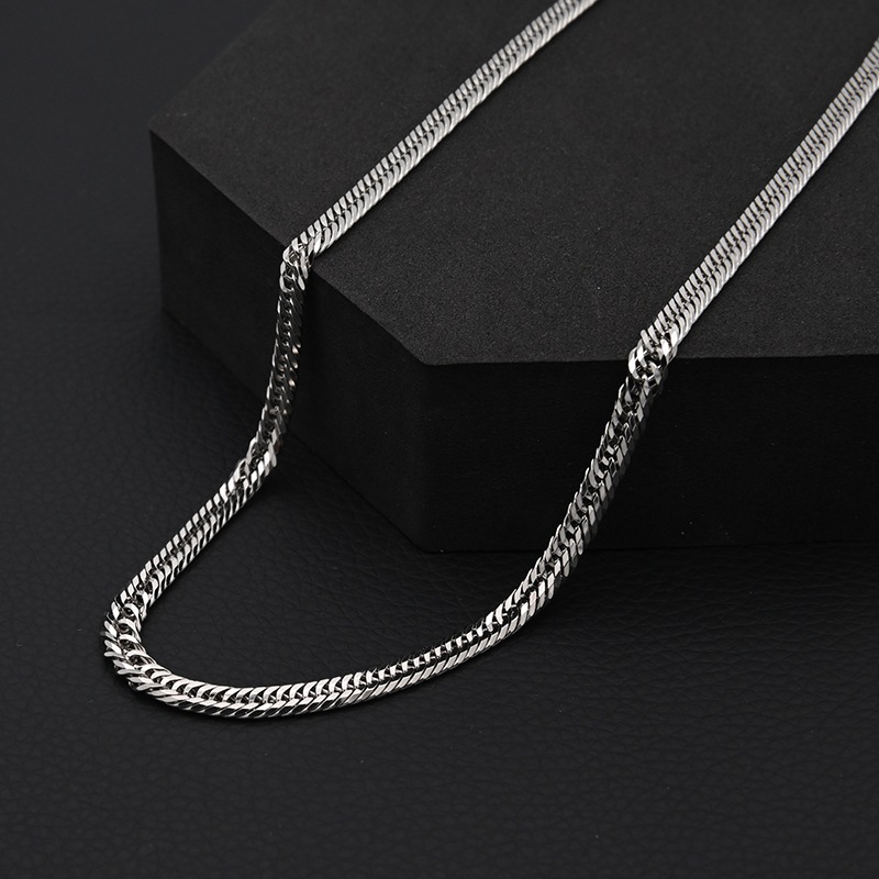 PT850(プラチナ) 喜平ネックレス 12面カットトリプル 30.5g 50cm 新品 