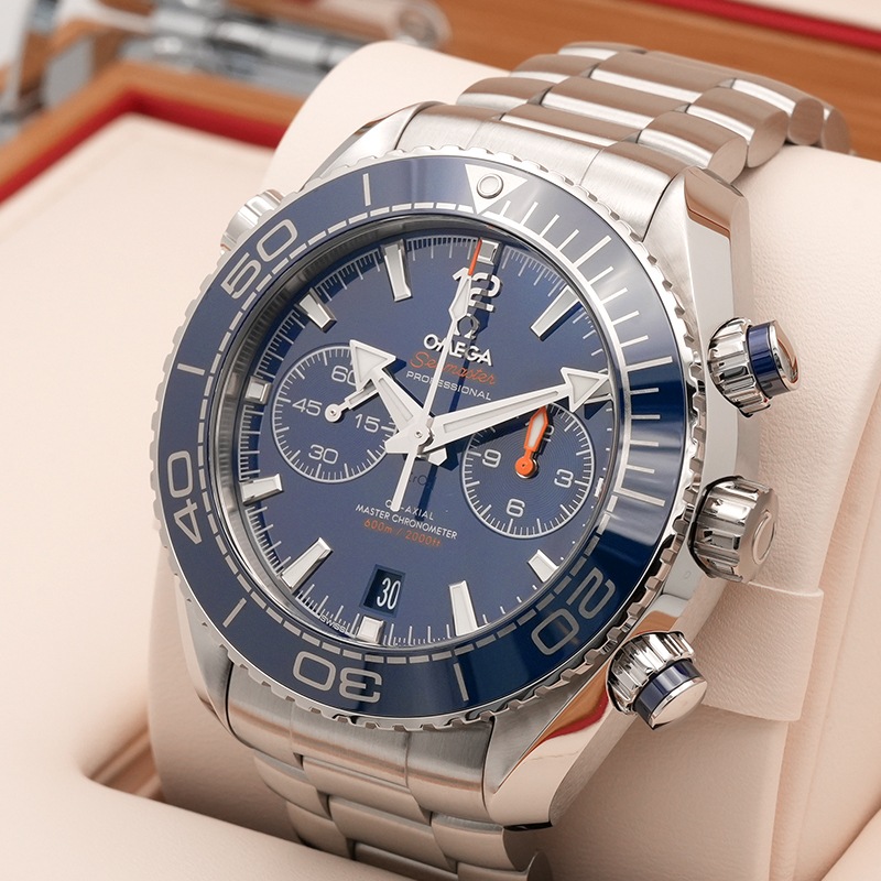 OMEGA シーマスター プラネットオーシャン 600M 45.5mm ブルー文字盤