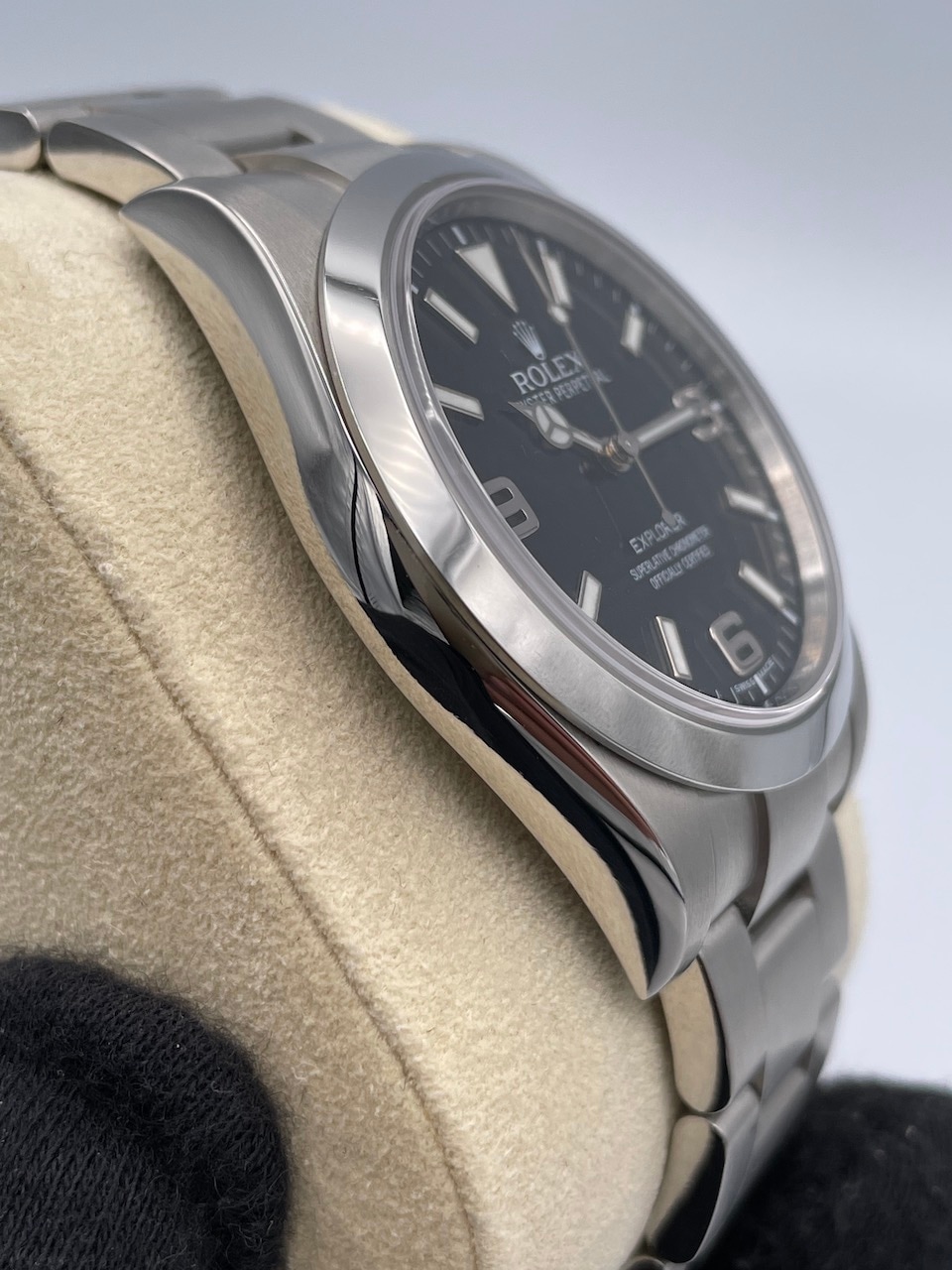 ROLEX エクスプローラーⅠ Ref:214270 ブラックアウト/鏡面バックル