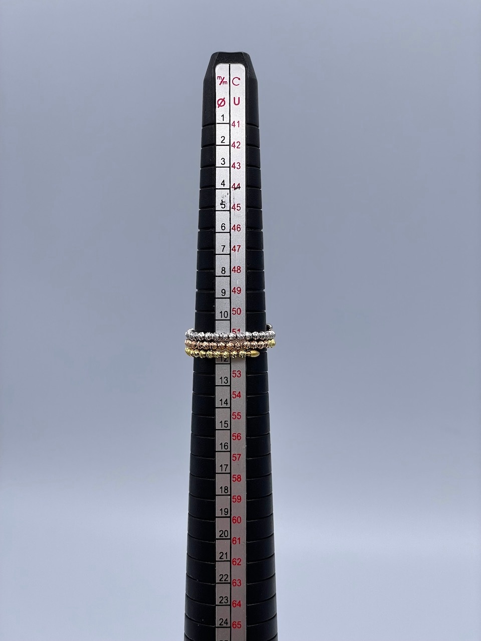 K18 3連リング YG,WG,PG 1.7g サイズSS(7~9号) 新品通販｜CLARITY 