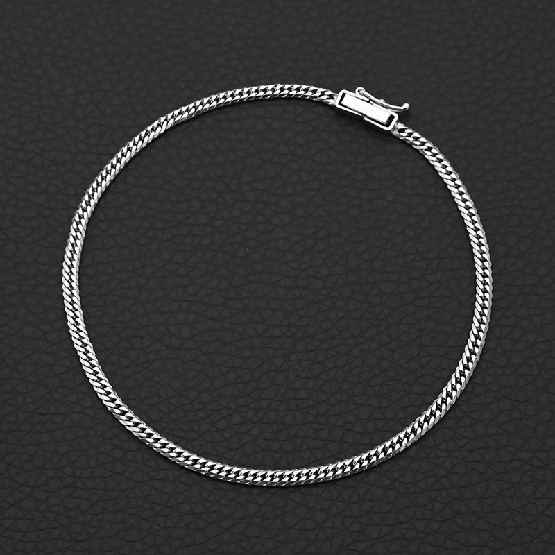 PT850(プラチナ) 喜平ブレスレット 6面ダブル 4.6g 18cm 新品通販