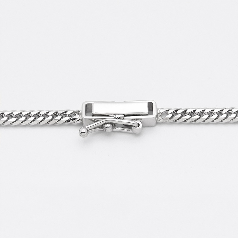 PT850(プラチナ) 喜平ブレスレット 6面ダブル 4.6g 18cm 新品通販