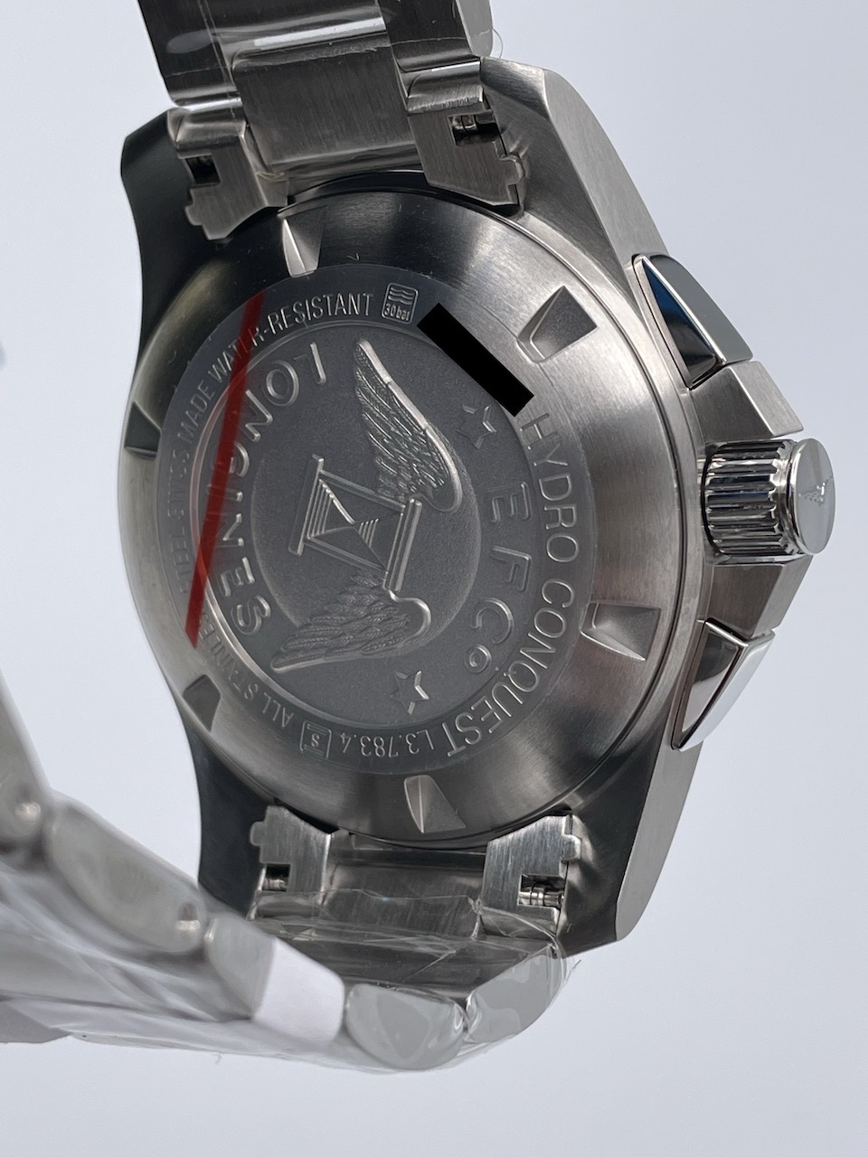 LONGINES ハイドロコンクエスト クロノグラフ 41mm 黒文字盤 Ref.L3  