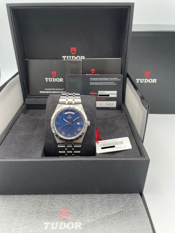 TUDOR ロイヤル 41mm Ref.M28600-0005 青文字盤 中古品通販｜CLARITY 