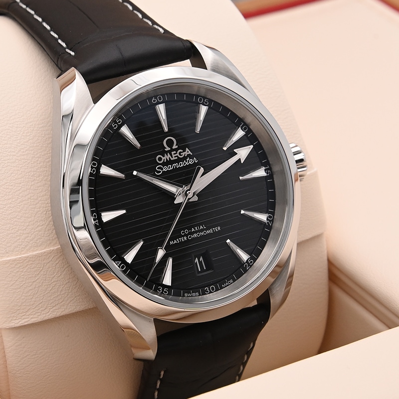 グリアマテラ　黒 OMEGA シーマスター アクアテラ 150M 38mm 黒文字盤 Ref.220.13