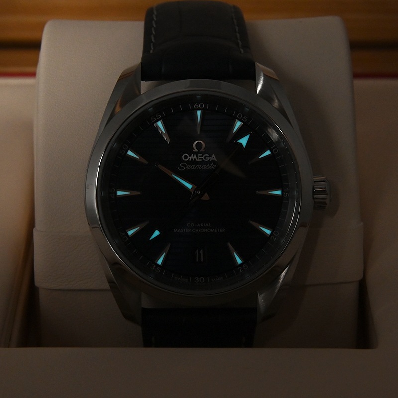OMEGA シーマスター アクアテラ 150M 38mm 青文字盤 Ref.220.13.38.20