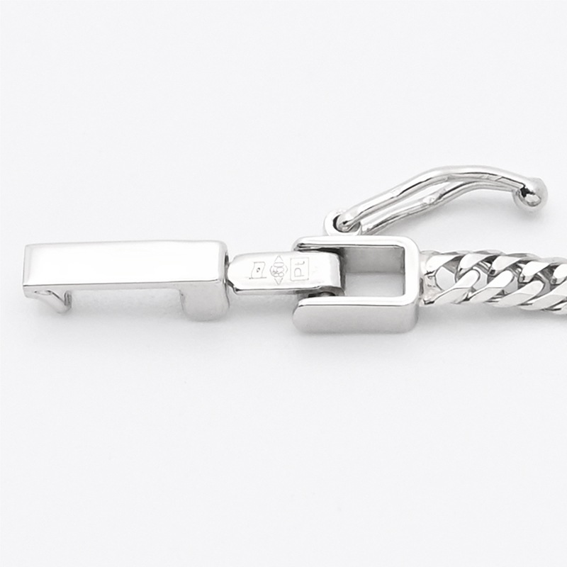 PT850(プラチナ) 喜平ブレスレット 6面ダブル 4.6g 18cm 新品通販 