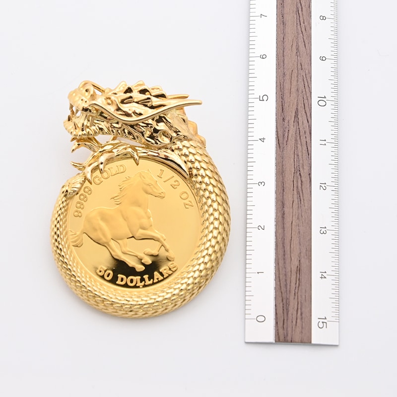 K24 K18 エリザベス ペンダントトップ 楽天市場】純金 k24 コイン ペンダントトップ ペンダント トップ 24 金