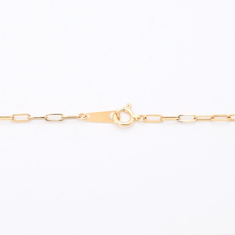 K18 ペーパークリップ ネックレス 幅2mm 1.2g 50cm 新品通販｜CLARITY 