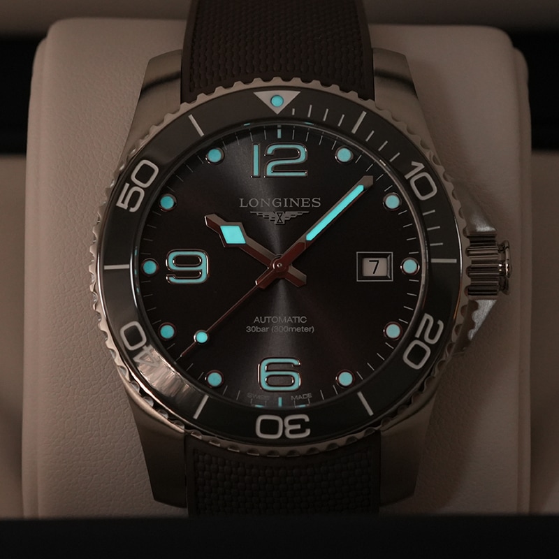 LONGINES ハイドロコンクエスト 41mm グレー文字盤 Ref.L3.781.4.76.9