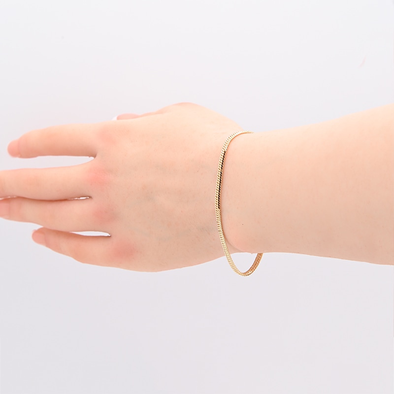 K18 喜平ブレスレット 12面カットトリプル 4.6g 16cm 新品通販