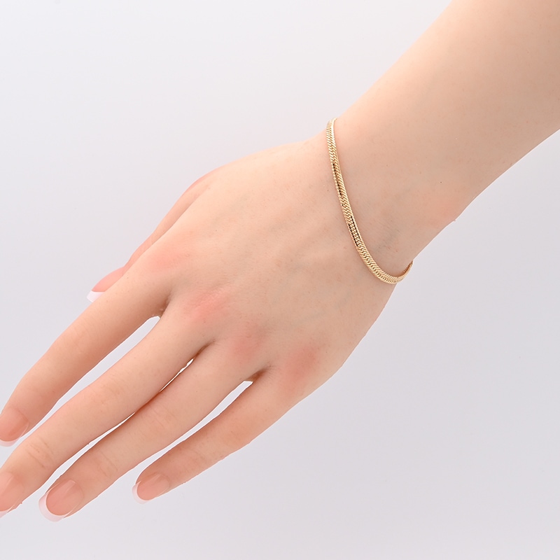 K18 喜平ブレスレット 12面カットトリプル 4.6g 16cm 新品通販