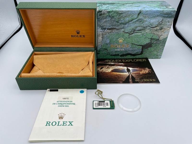 ROLEX エクスプローラーⅡ Ref.16570 黒文字盤 (シリアル-K番) 中古品
