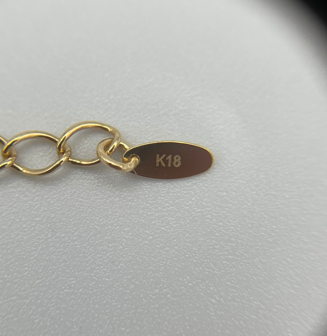 K18 ロープ　アンクレット K18 18金 ロープ アンクレット 5.4mm幅 23cm～26cm 引輪 選べる