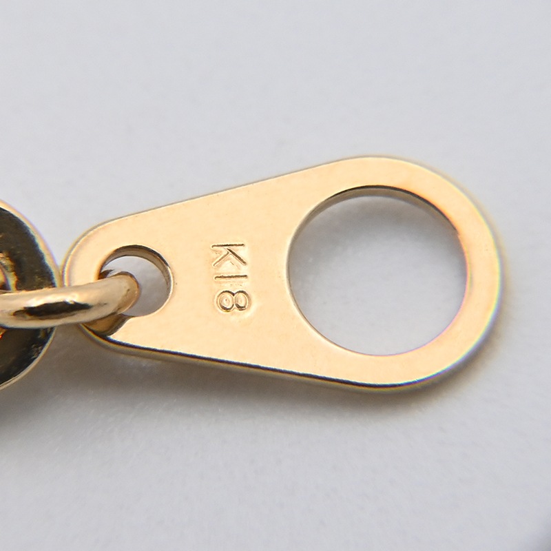 K18 ペーパークリップ ブレスレット 幅4.8mm 4.0g 18cm 新品通販 