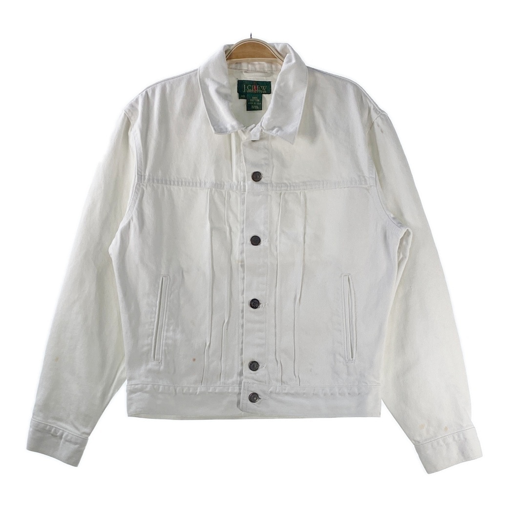 J.CREW 롼 ¾㥱å 㥱å XS ۥ磻 MADE IN USA š