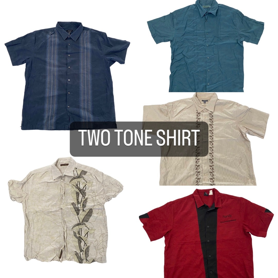 ١ 1252ȡ󥫥顼	Two tone shirt125pcs