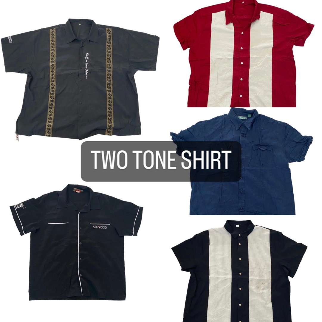 ١ 1252ȡ󥫥顼	Two tone shirt125pcs