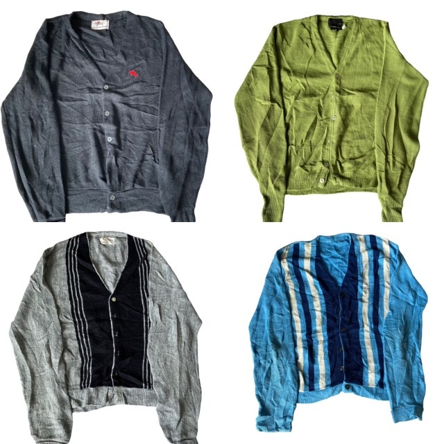 ����١���100�塡������륫���ǥ�����ACRYLIC CARDIGAN��100pcs