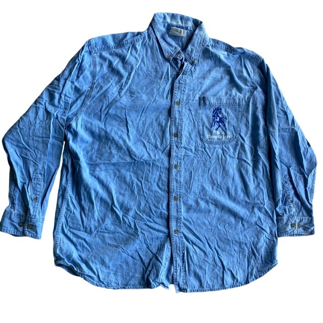 ١100塡֥ɥǥ˥󥰥 BRAND DENIM LONG SHIRT100pcs