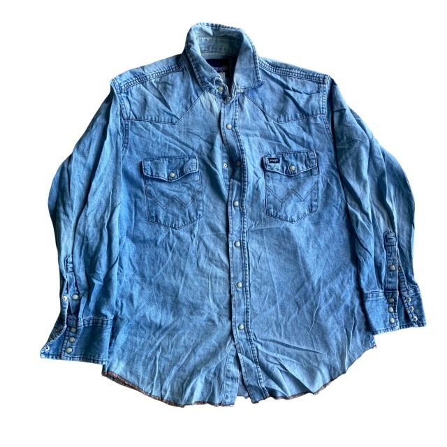 ١100塡֥ɥǥ˥󥰥 BRAND DENIM LONG SHIRT100pcs