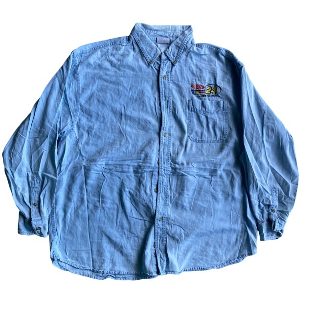 ١100塡֥ɥǥ˥󥰥 BRAND DENIM LONG SHIRT100pcs