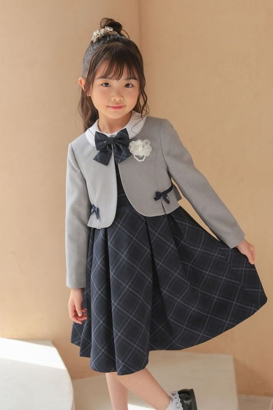 Girls �֥饦���դ���ܥ�����å����󥵥�֥� 120cm(���ԡ���/�֥饦��/�ܥ��/��ܥ�/����������5�����å�)