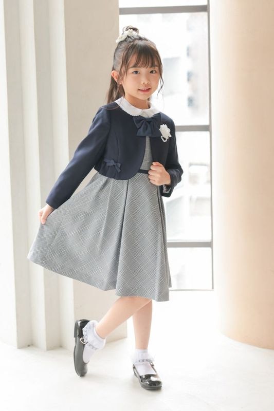 Girls �֥饦���դ���ܥ�����å����󥵥�֥� 120cm(���ԡ���/�֥饦��/�ܥ��/��ܥ�/����������5�����å�)