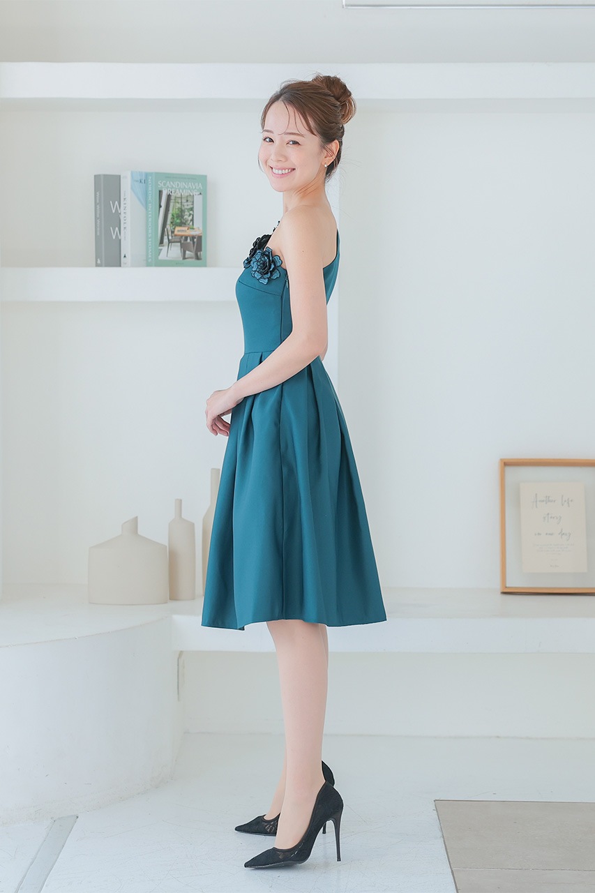ドレス　結婚式　パーティ　Mサイズ　アクアブルー ドレス 結婚式 パーティ Mサイズ アクアブルー ドレス 結婚式