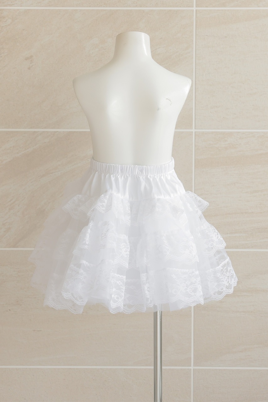 Kids ボリュームレースパニエ｜結婚式のパーティードレスならレンタル
