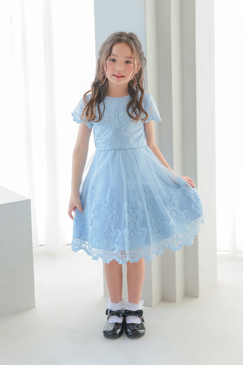 Kids ボリュームレースパニエ｜結婚式のパーティードレスなら