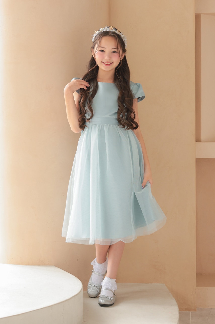 販売のみ】Kids パール＆フラワー ゴールドヘッドドレス｜結婚式の
