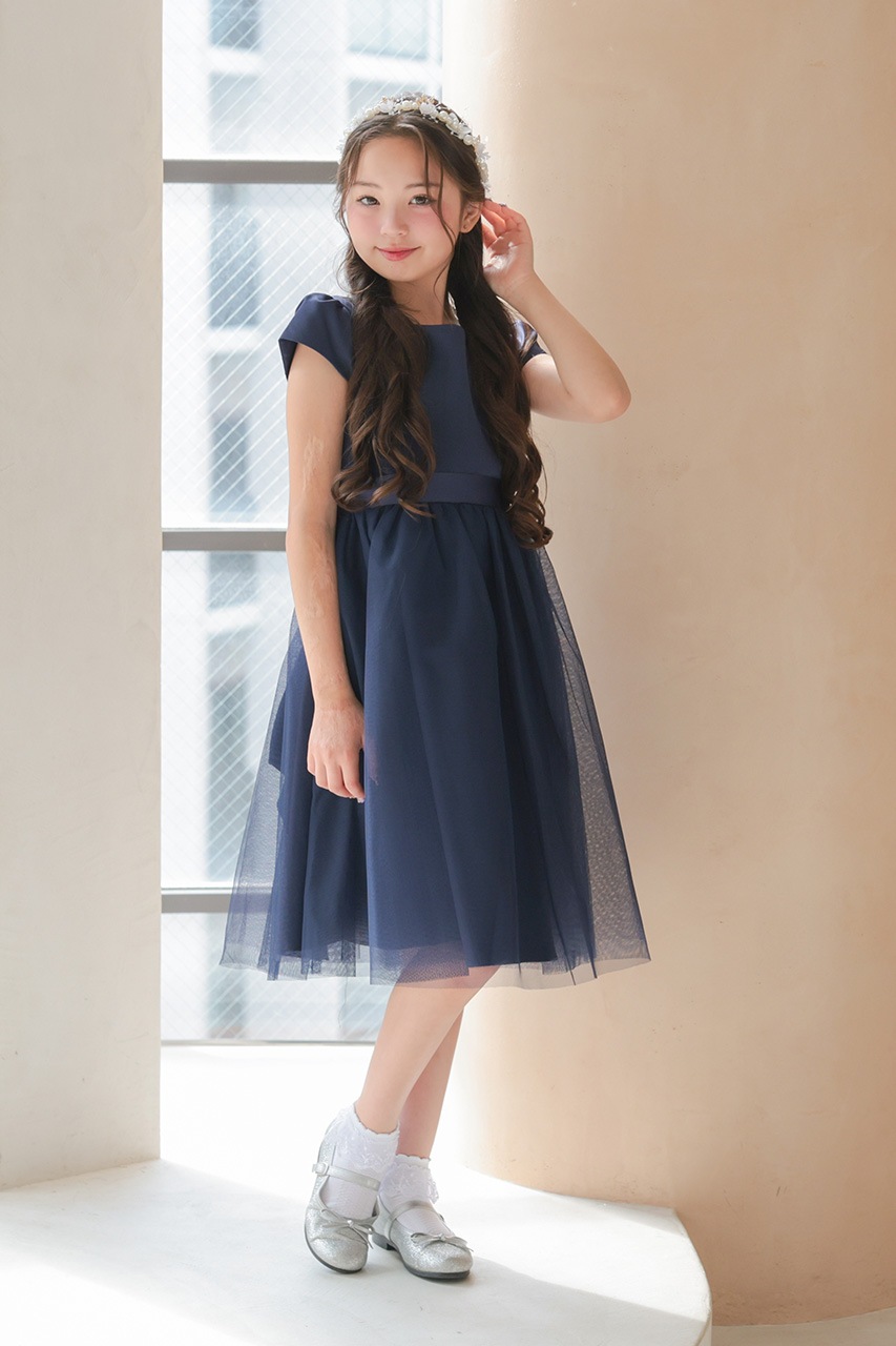 販売のみ】Kids パール＆フラワー ゴールドヘッドドレス｜結婚式の