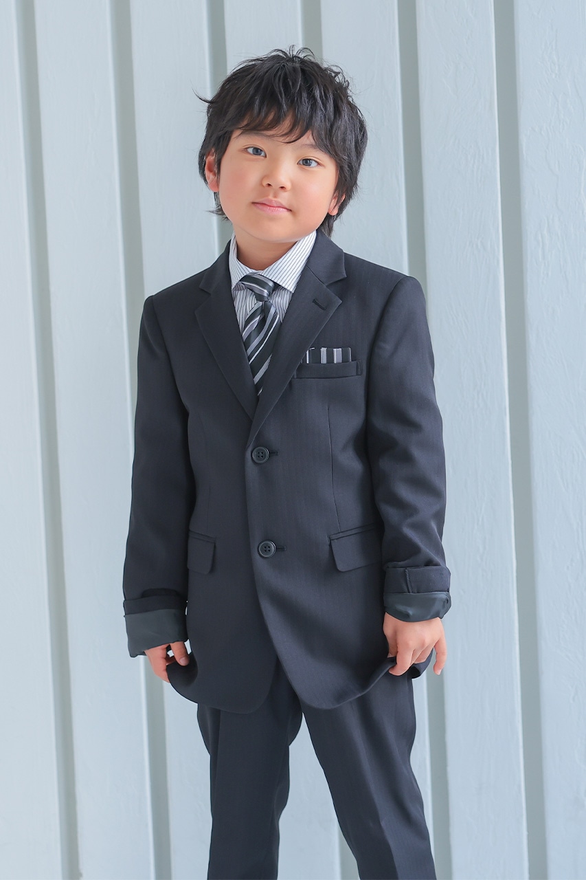 Boys ���ȥ饤�ץե����ޥ륹���� �֥�å� 140cm(�����/���㥱�å�/�ѥ��/�ͥ�����4�����å�)