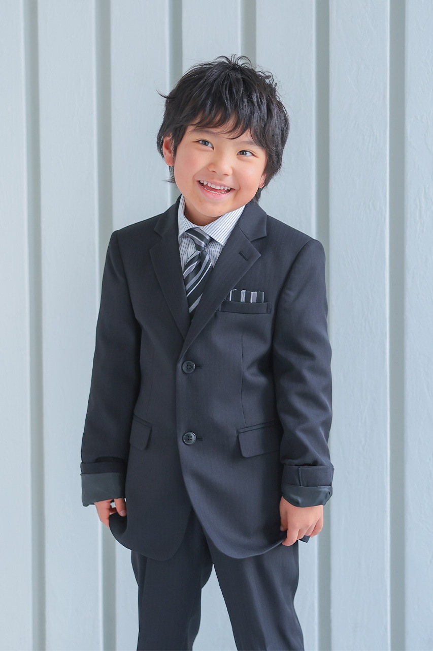 Boys ���ȥ饤�ץե����ޥ륹���� �֥�å� 140cm(�����/���㥱�å�/�ѥ��/�ͥ�����4�����å�)