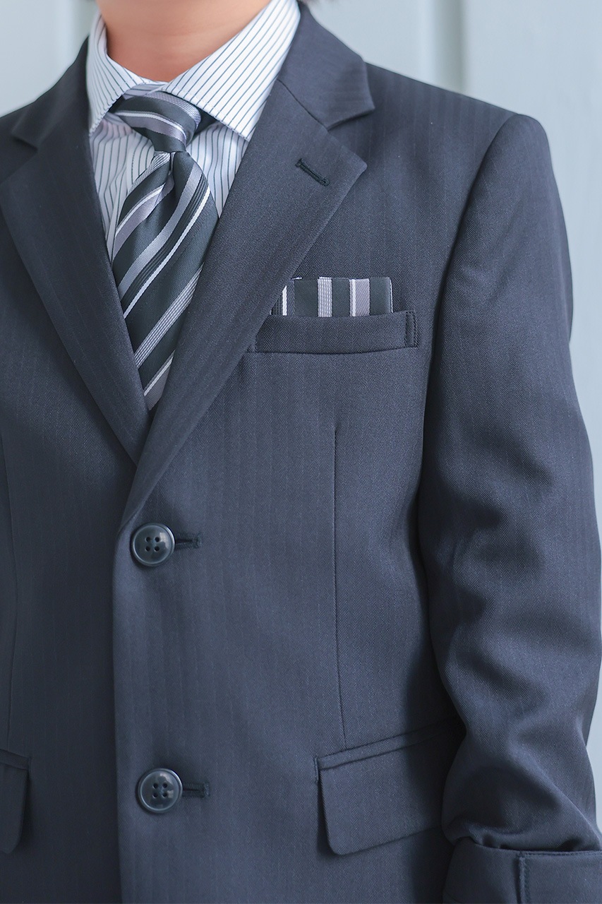 Boys ���ȥ饤�ץե����ޥ륹���� �֥�å� 140cm(�����/���㥱�å�/�ѥ��/�ͥ�����4�����å�)