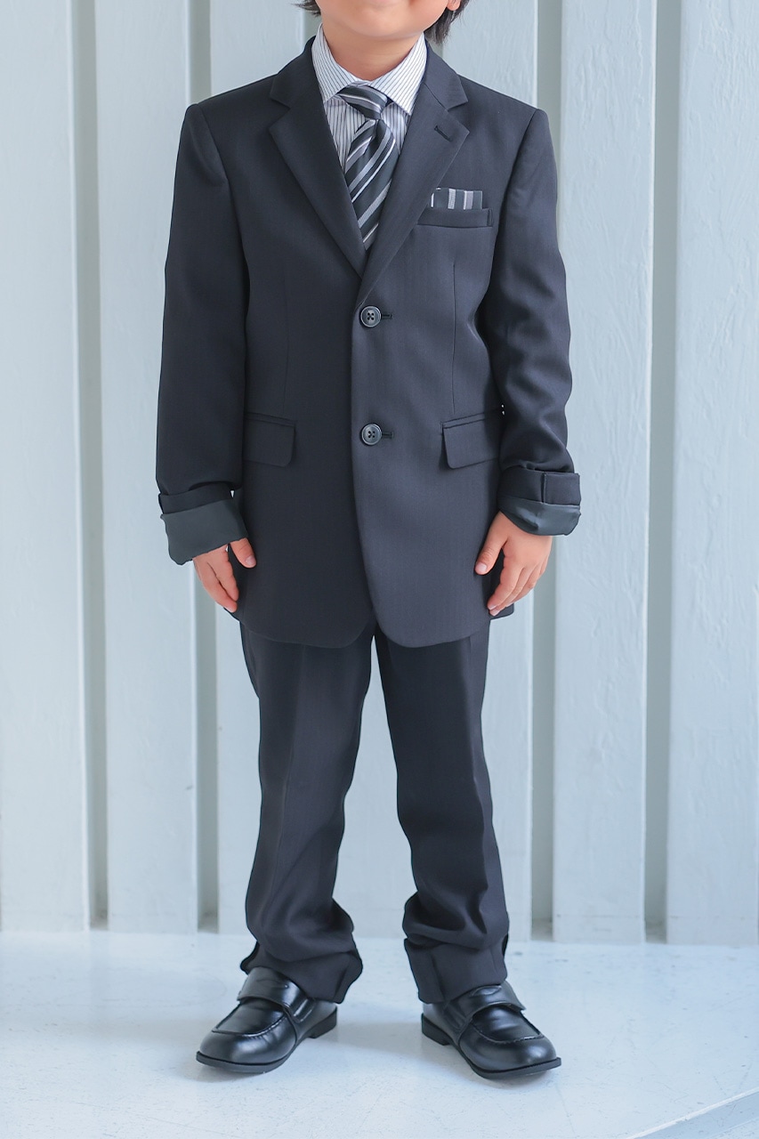 Boys ���ȥ饤�ץե����ޥ륹���� �֥�å� 140cm(�����/���㥱�å�/�ѥ��/�ͥ�����4�����å�)