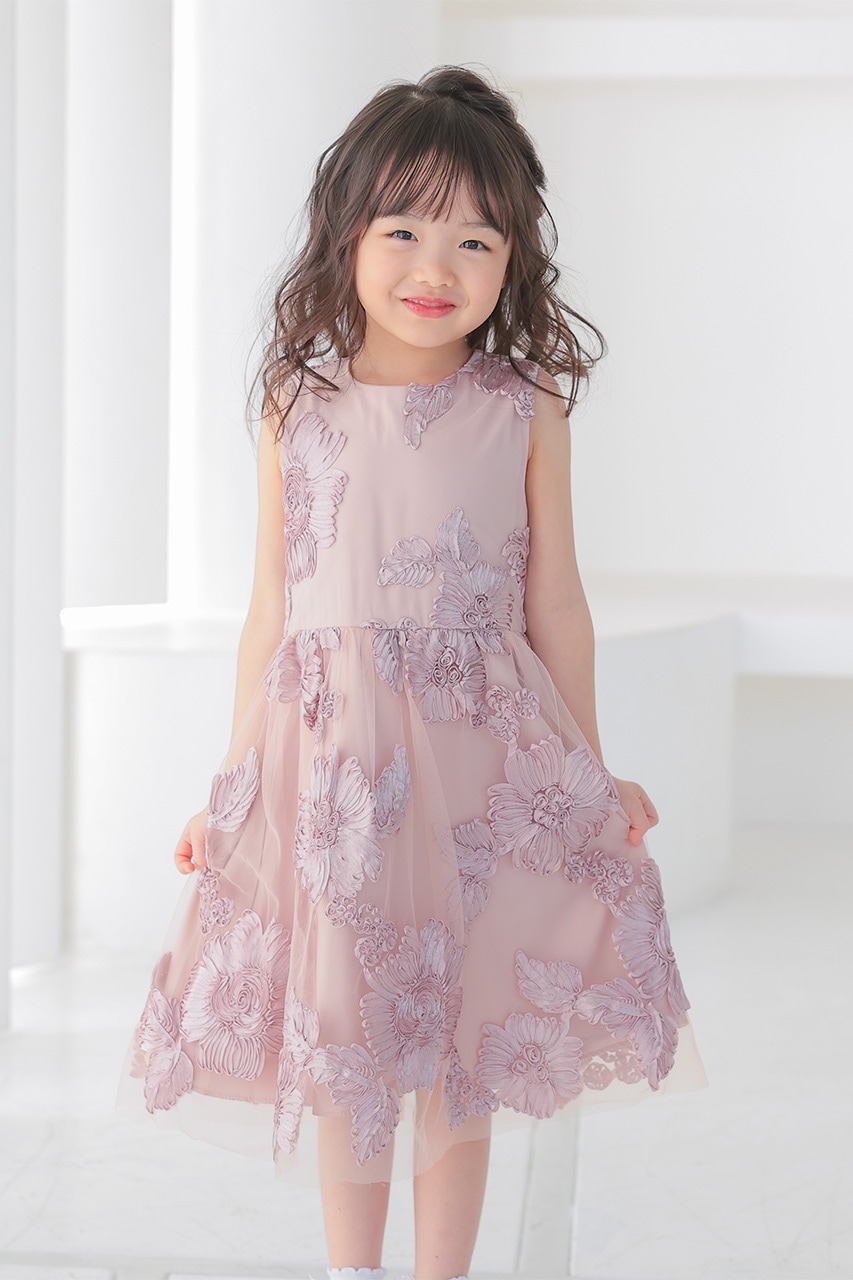 新品 Pastourelle by Pippa&Julie ドレス ４歳 女の子 Kids 3Dエンブロイダリードレス 4歳｜結婚式のパーティードレスなら