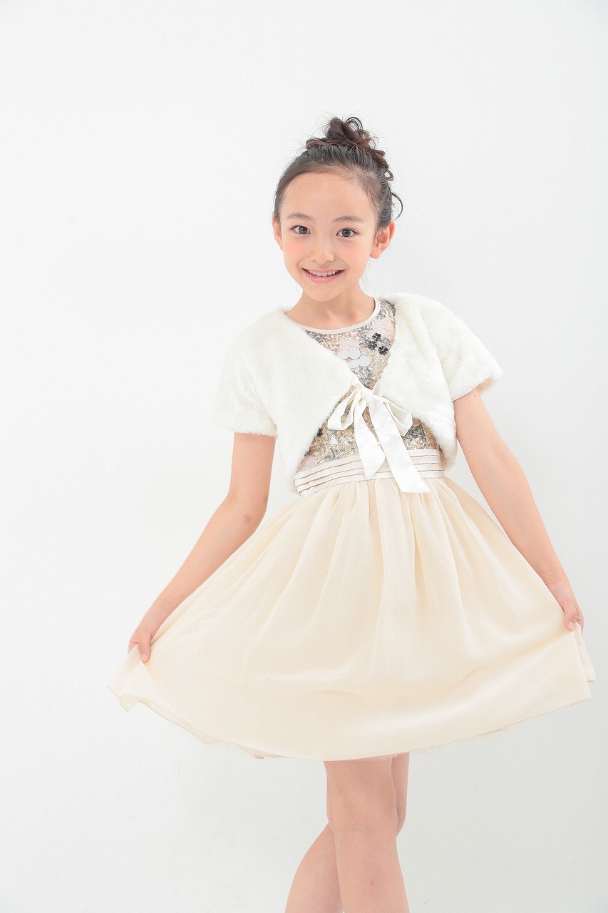 エルサ　ドレスとファーボレロ　120 エルサ ドレスとファーボレロ 120 エルサ ドレスとファーボレロ 120