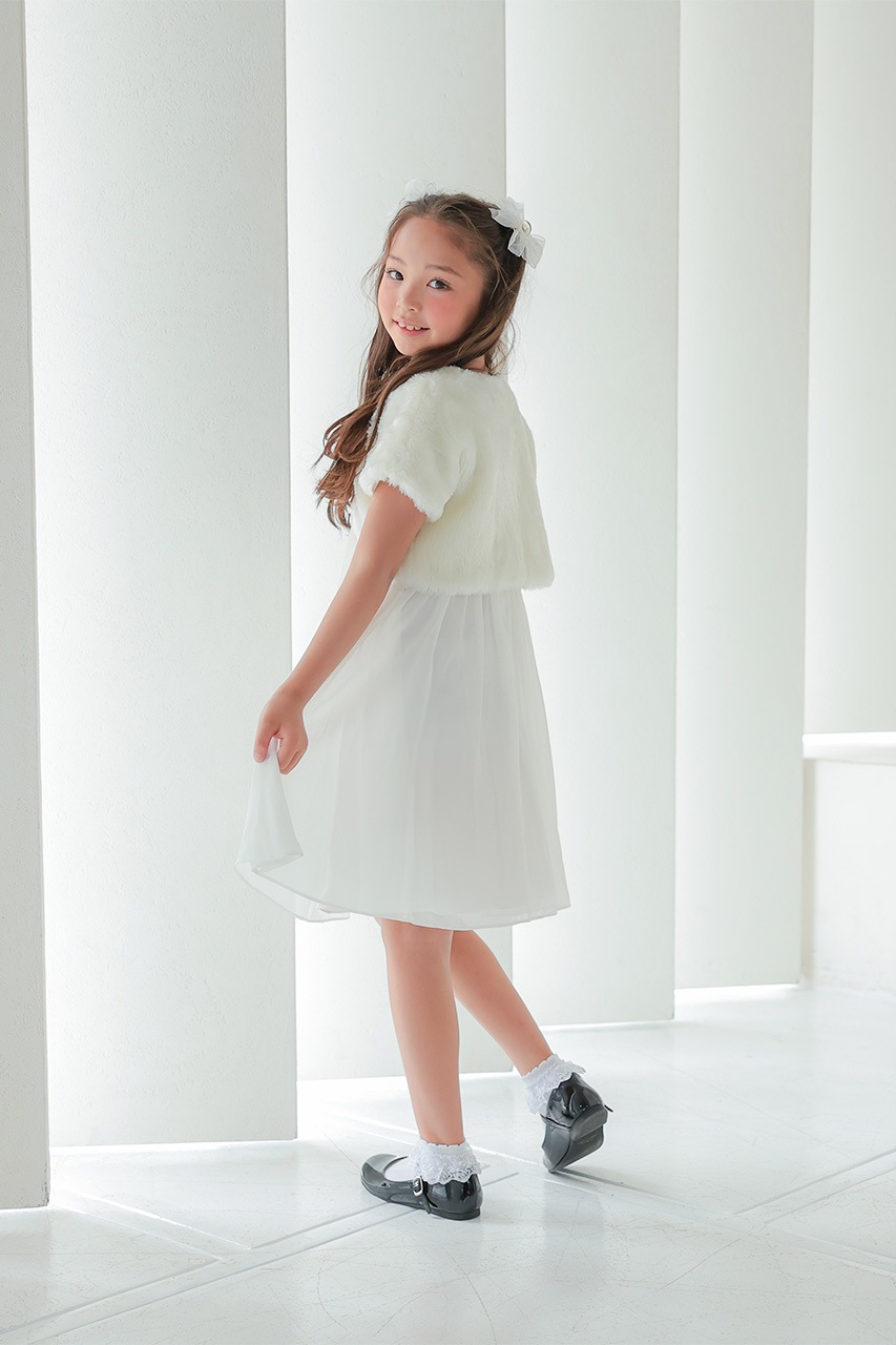 エルサ　ドレスとファーボレロ　120 エルサ ドレスとファーボレロ 120 エルサ ドレスとファーボレロ 120