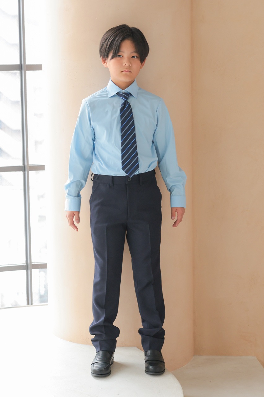 Boys 2つ釦ベーシックフォーマルスーツ ネイビー 160cm(シャツ Boys 2つ釦ベーシックフォーマルスーツ ネイビー 160cm(シャツ