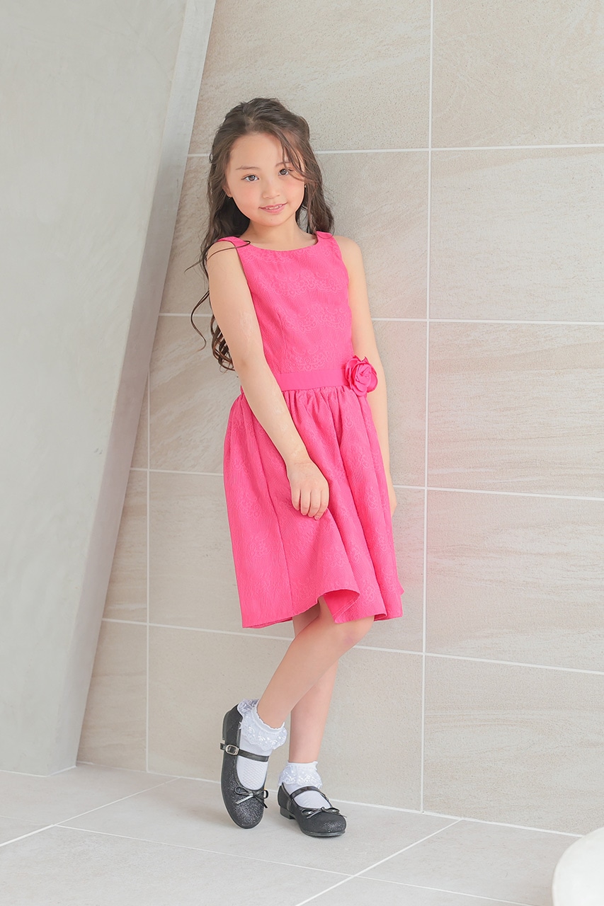 Kids ラッセルレースプリンセスドレス 7-8歳｜結婚式の