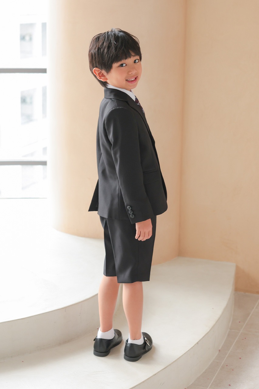 Boys ���ȥ饤�סߥ����å��ե����ޥ륹���� �֥�å� 130cm(�����/���㥱�å�/�ѥ��/�ͥ�����4�����å�)