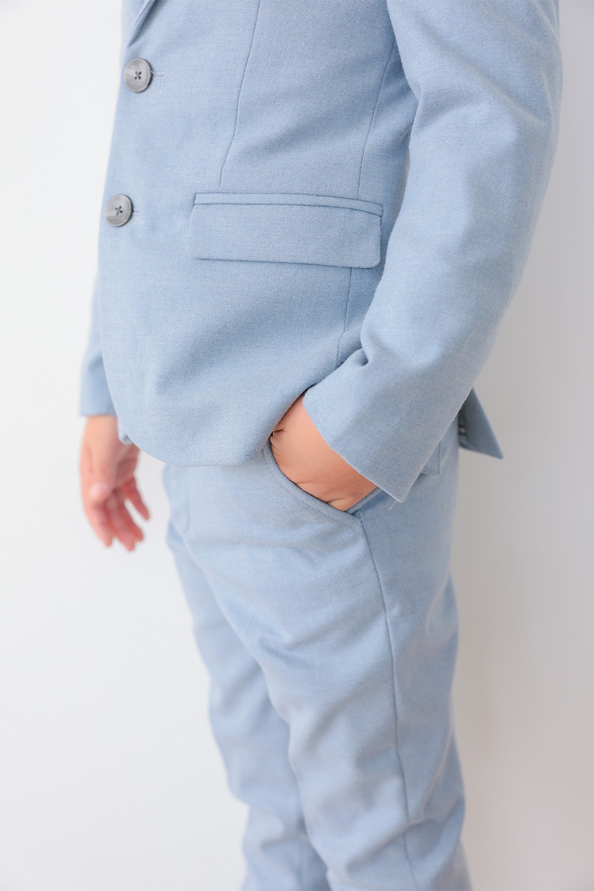 Boys �ե��ͥ른�㥱�åȥ����ĥ��å� �֥롼 120cm(�����/���㥱�å�/�ѥ��/�ͥ�����4�����å�)